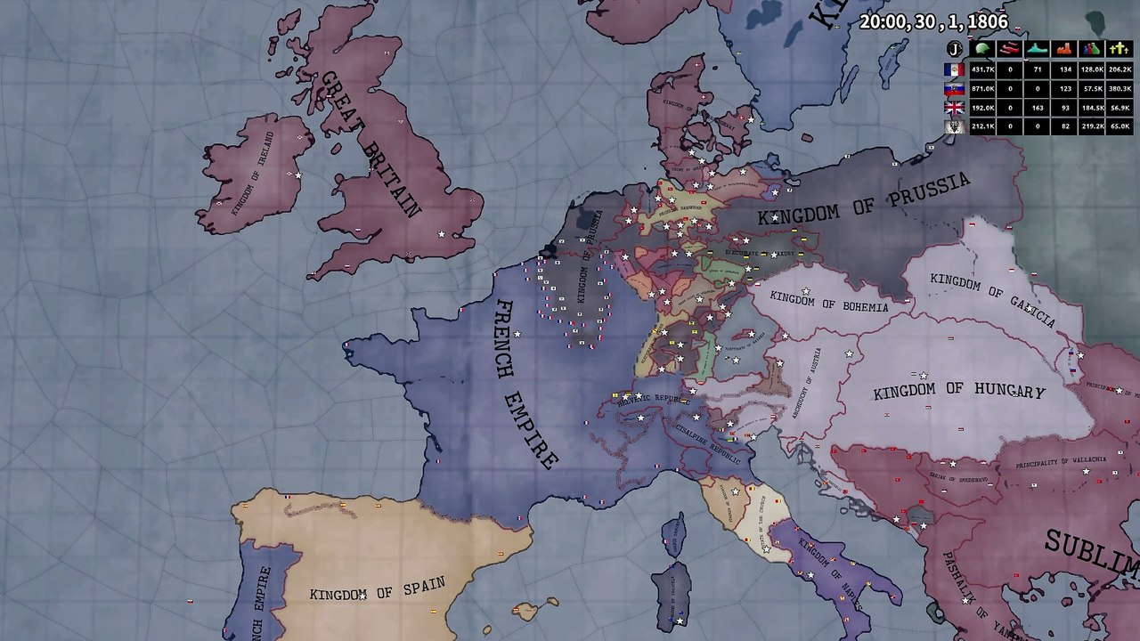 NAPOLEON’S Return: The Napoleonic Wars Redux - HOI4 Timelapse