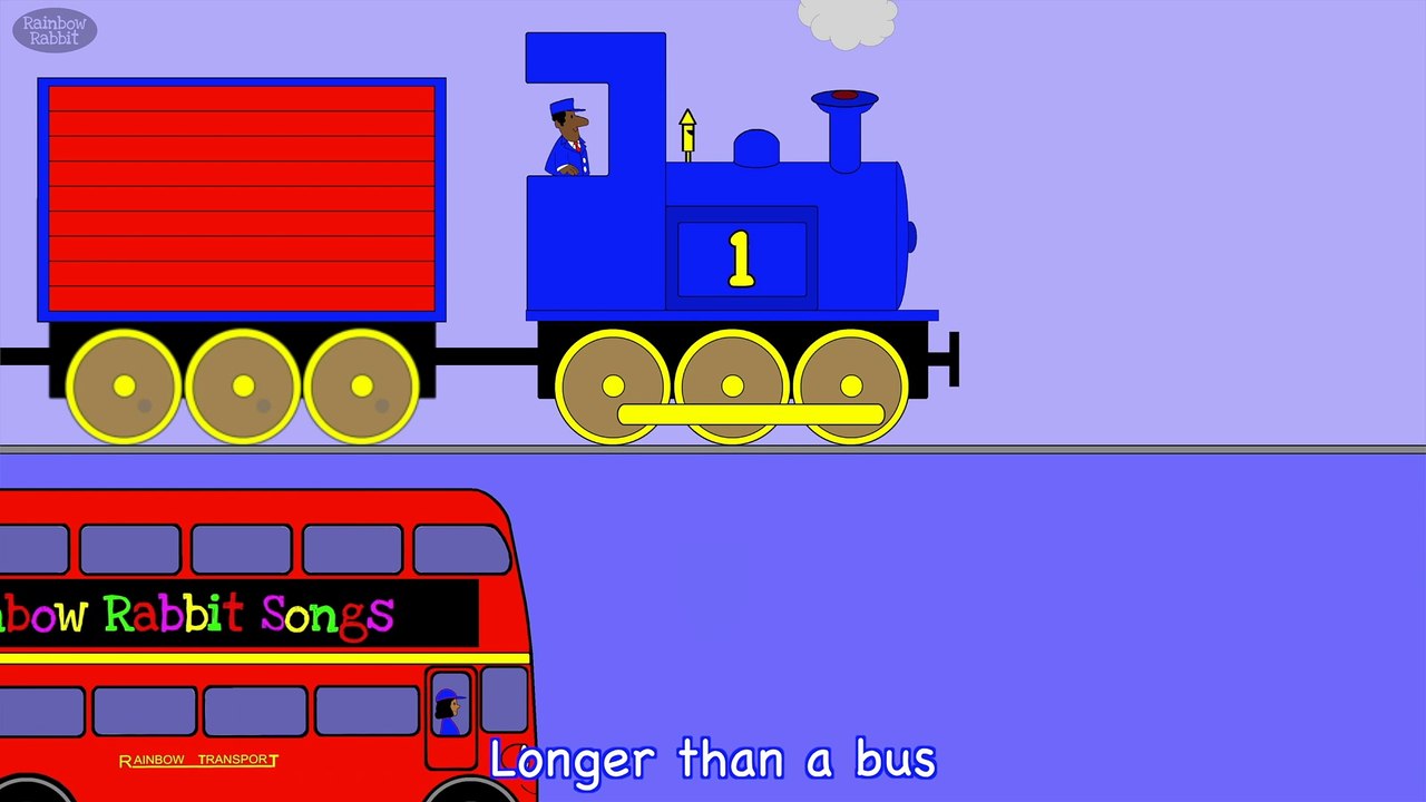 The Very Very Very Very Long Train | Train Song | Kids Song | Rainbow Rabbit Songs