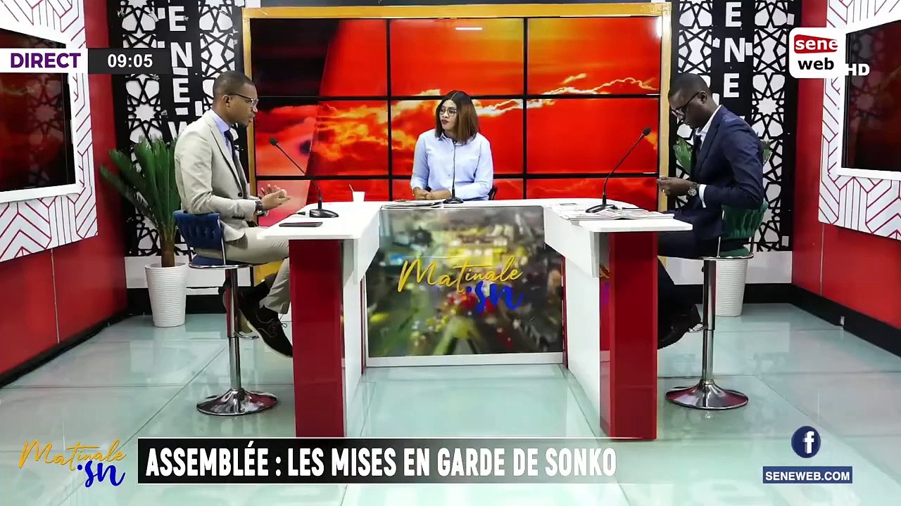 Sonko_ _entre le ministre de la Justice Ousmane Diagne et moi..._