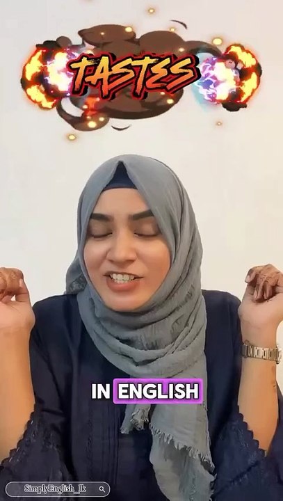 19.Tastes in English  Sweet   Bitter  Sour  _ Hot or spicy   Comment down your favorite taste   Follow @simplyenglish_lk for more lessons[English, Content Creator, Spoken English,, Pronunciation, Vocabulary,