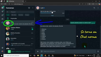 Como Usar a Inteligência Artificial IA Para Pesquisar No WhatsApp