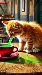 The kitten who made a mistake and was abandoned #2D  #animation  #children's animation  #Double