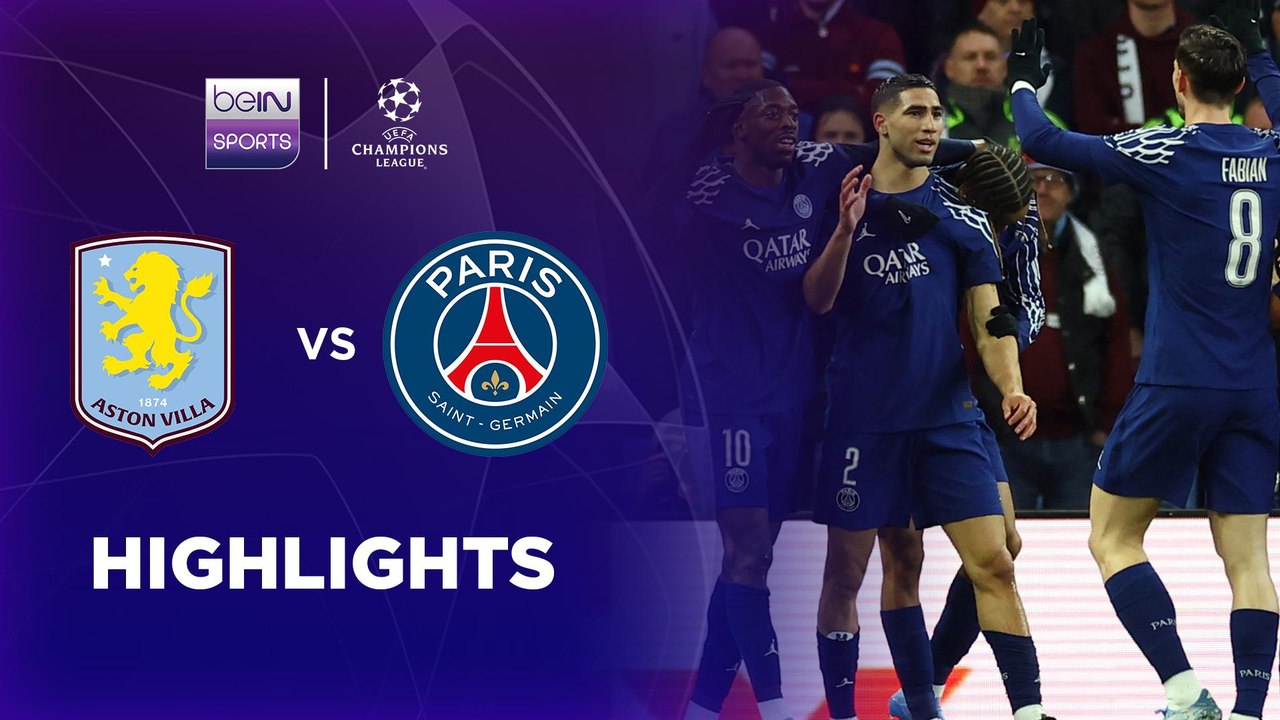 Aston Villa 3-2 PSG | Champions League 24/25 Match Highlights