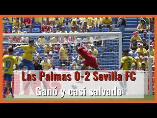 #muchodepodcast del #udlaspalmas 0-2 #sevillafc #LaLiga : Ganó y casi salvado.