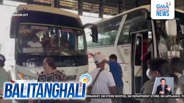 QCPD, nag-inspeksyon sa mga bus terminal sa EDSA-Cubao para tiyakin ang seguridad ng mga bibiyahe | Balitanghali