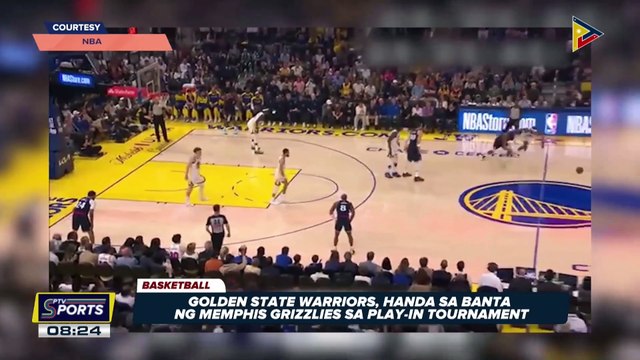 Golden State Warriors, handa sa banta ng Memphis Grizzlies sa play-in tournament