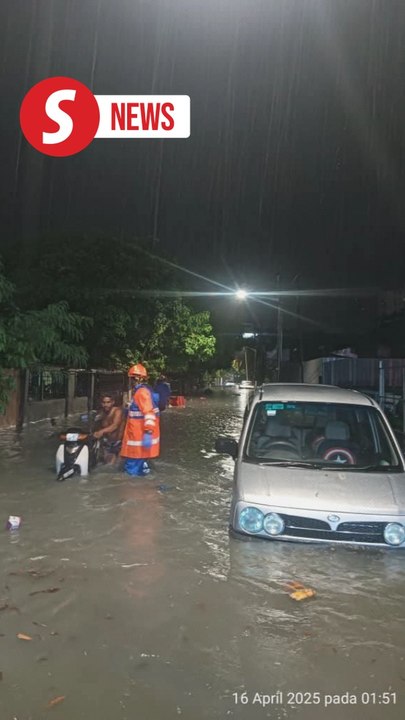 Penang hit by flash floods