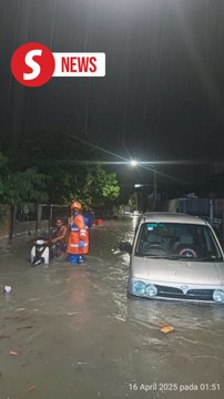 Penang hit by flash floods