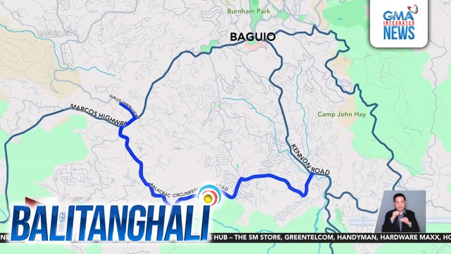 Bakasyon Lanes o mga alternatibong ruta na puwedeng daanan para mapabilis ang biyahe, tinukoy ng Baguio City LGU | Balitanghali
