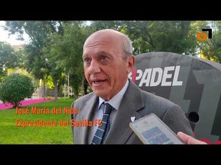 José María del Nido en A1 Pádel: "Si Fabrice Pastor quiere entrar en el Sevilla FC, bienvenido sea"