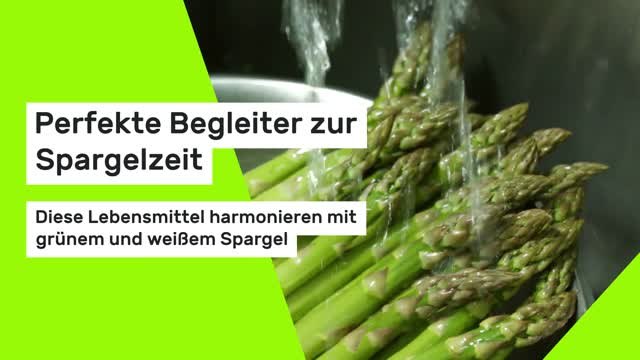 Perfekte Begleiter zur Spargelzeit: Diese Lebensmittel harmonieren mit grünem und weißem Spargel