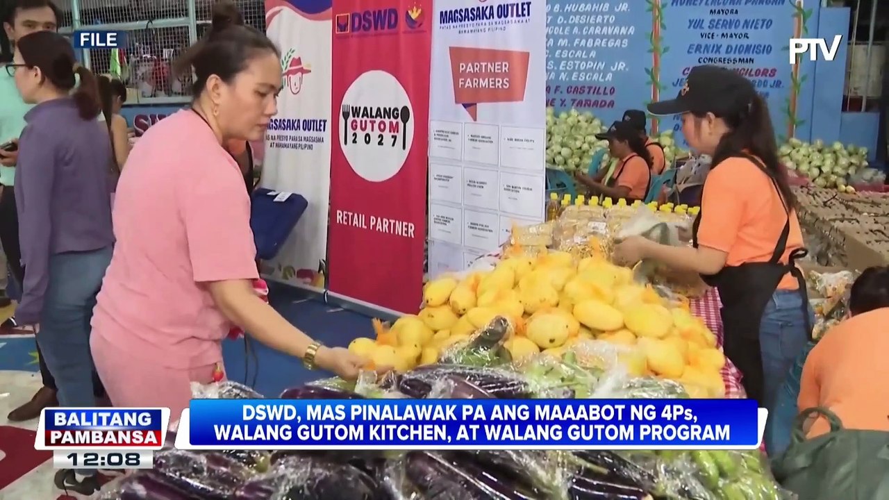 DSWD, mas pinalawak pa ang maaabot ng 4Ps, Walang Gutom Kitchen, at Walang Gutom Program