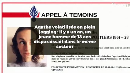 Agathe volatilisée en plein jogging : il y a un an, un jeune homme de 18 ans disparaissait dans le même secteur