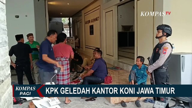 KPK Geledah Kantor KONI Jatim Terkait Dugaan Korupsi Dana Hibah APBD 20212022