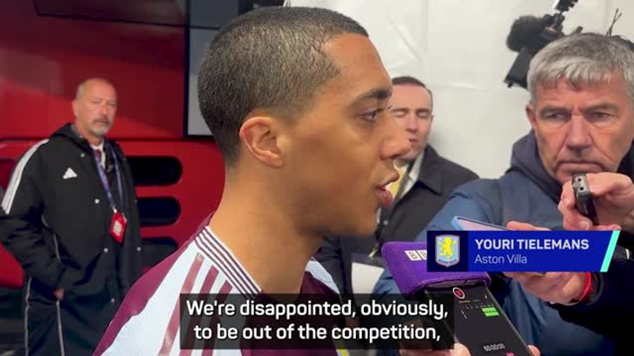 Tielemans praises 'amazing' Villa fans after Champions League exit