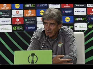 Rueda de prensa de Pellegrini y Adrián San Miguel: #realbetis - #copenhagen #conferenceleague