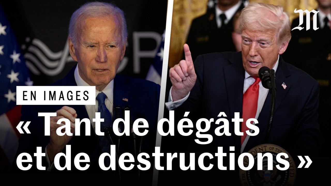 Joe Biden attaque Donald Trump dans son premier discours en tant qu’ancien président