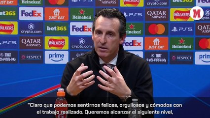 Unai Emery saca pecho: "Estoy muy orgulloso de todo lo que hicimos"