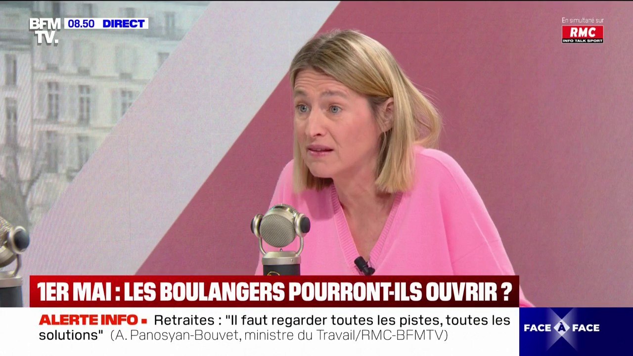 Ouverture des boulangeries le 1er mai: "Je les comprends (…) Seule la loi peut défaire cette complexité", réagit la ministre du Travail, Astrid Panosyan-Bouvet