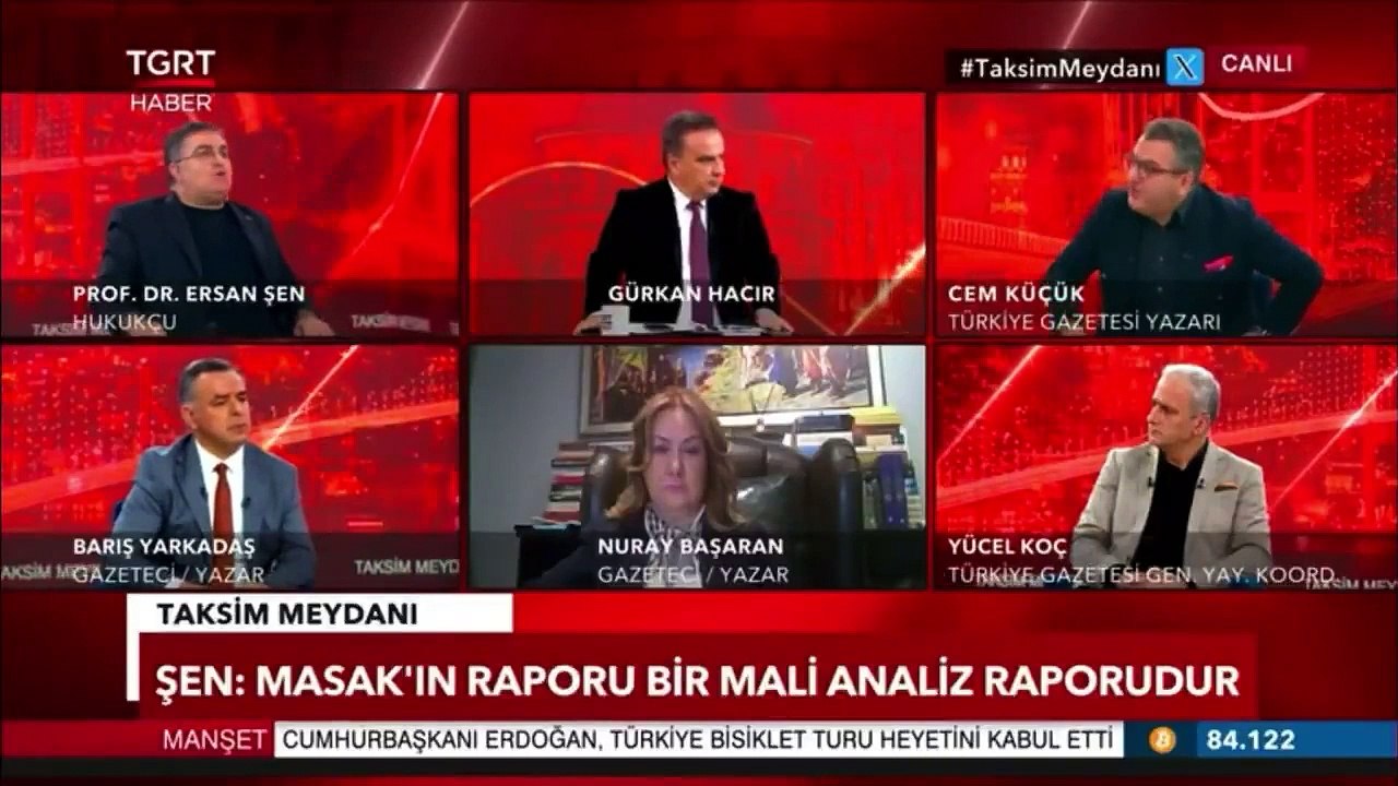 TGRT ekranında sert tartışma: Ersan Şen ile Cem Küçük birbirine girdi