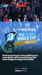 Indonesia Tuan Rumah Piala Dunia Panjat Tebing, Digelar di Bali 2-4 Mei 2025
