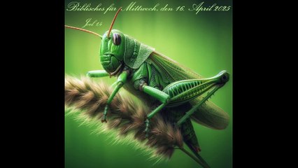 Biblisches für Mittwoch, den 16. April 2025, zu Joel 1,4