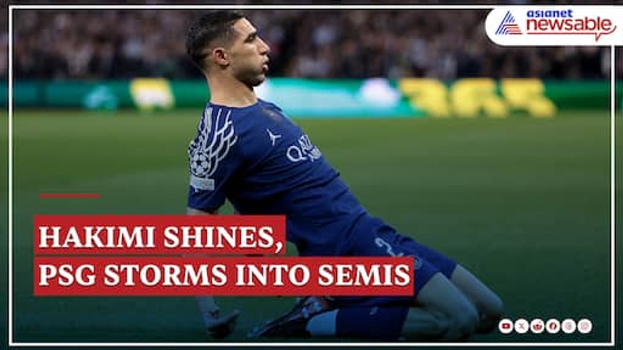 Aston Villa vs PSG Highlights: Hakimi FIRES Paris Into UCL Semis