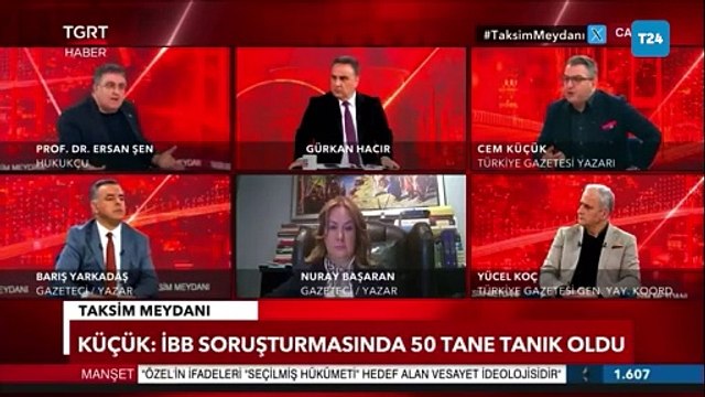 Canlı yayında 'İBB' kavgası: Cem Küçük ve Ersan Şen birbirine girdi