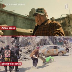 The secret behind the crocodile scene in #BadlandHunters #BTS #MakingOf #DonLee #Netflix