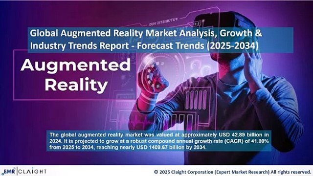 Augmented Reality Market Trends & Opportunities 2025-2034