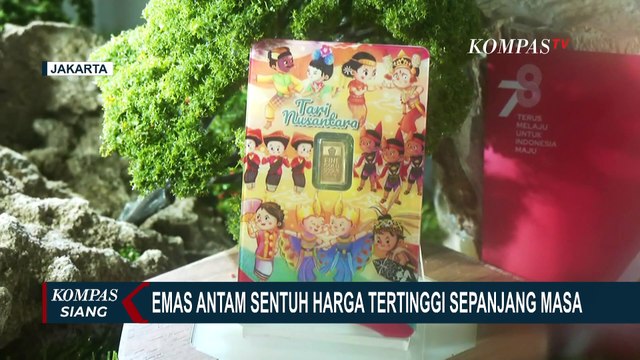 Harga Tertinggi Sepanjang Masa, Emas Batangan Antam Capai Rp1.916.000 per Gram