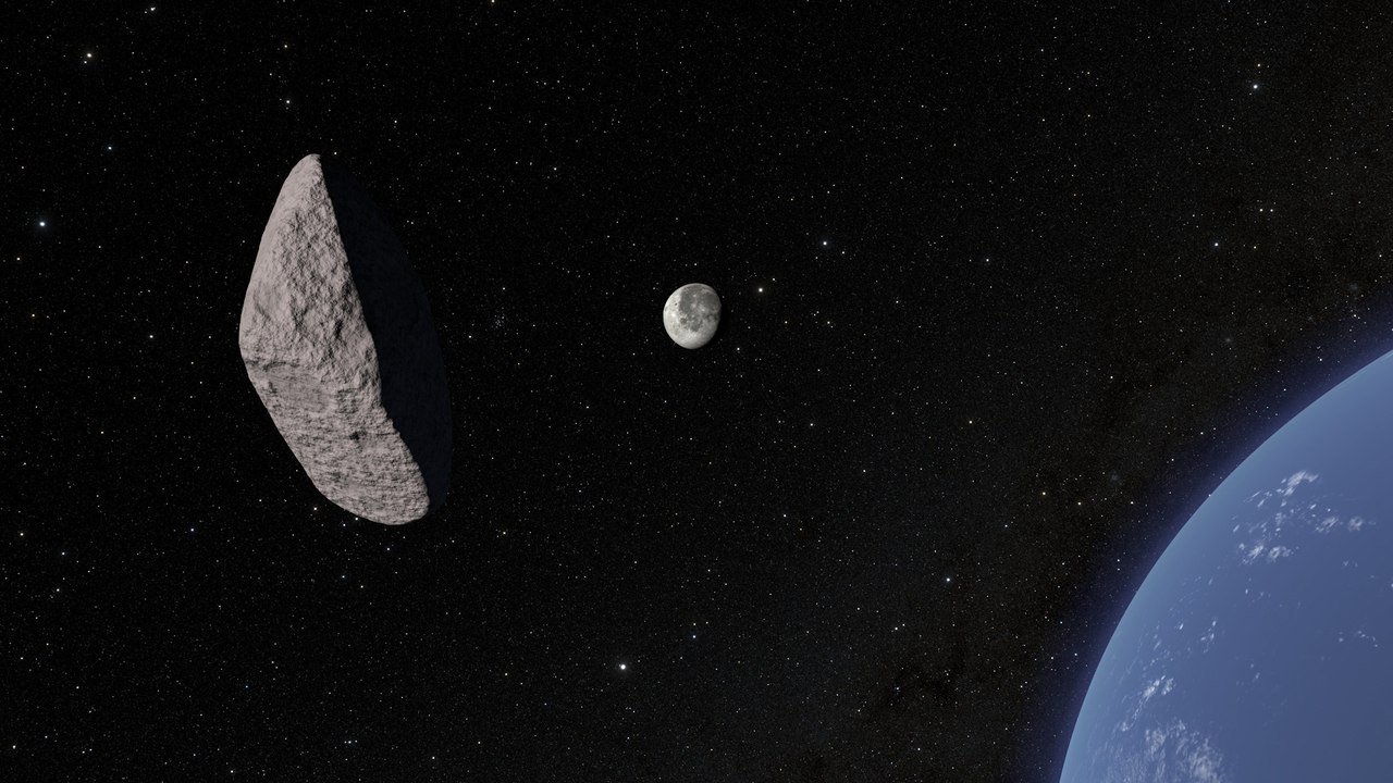 Weltraumforscher finden Form eines Asteroiden heraus, der auf den Mond stürzen wird