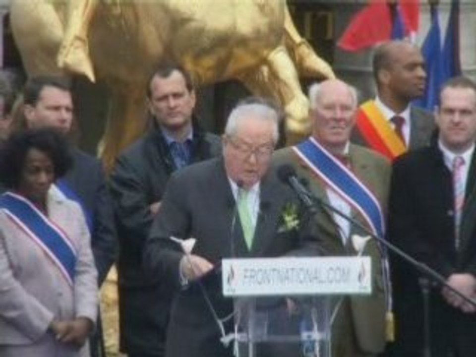 FN - Le Pen - Meeting Paris - Discours 1er mai 2008 3/3