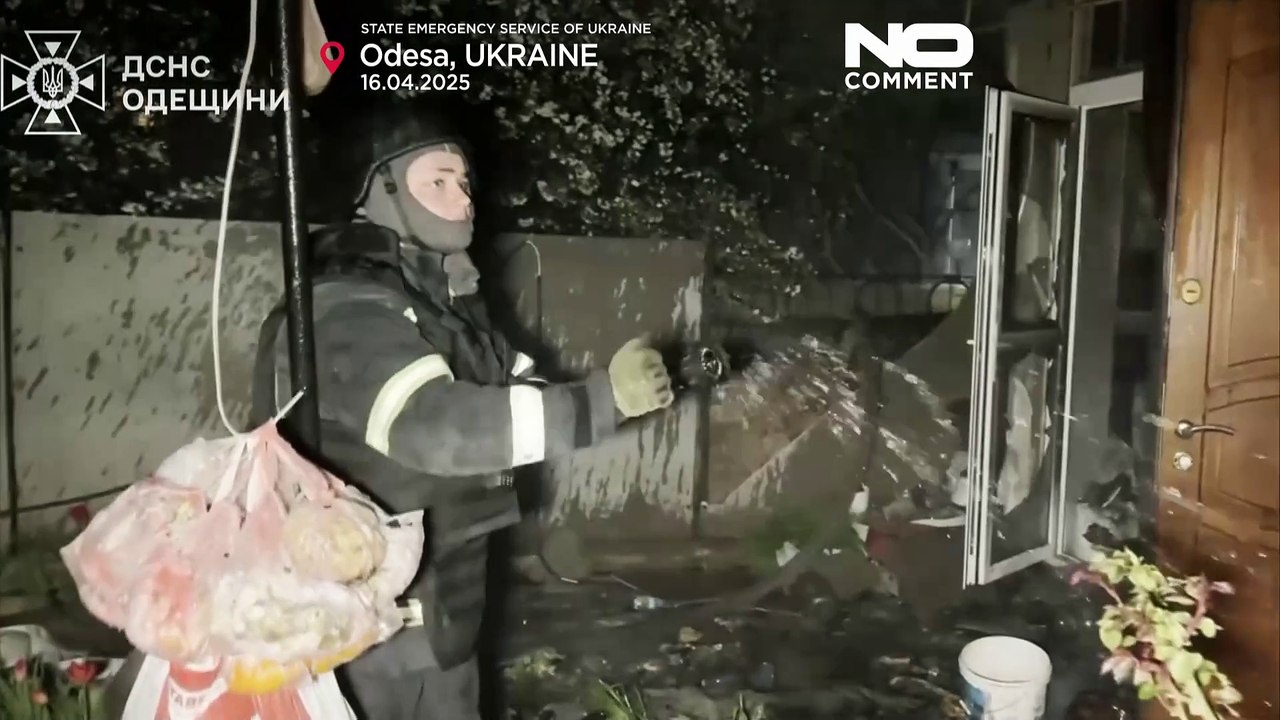 Three Injured in drone strike on Ukrainian City of Odesa