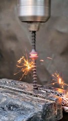 Testei fazer solda por fricção part102#experiment