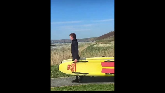 Pembrokeshire RNLI lifeguards in training for their return to the beaches
