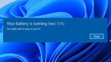 Solved - No low battery notification on windows 11 / 10 / 8 / 7