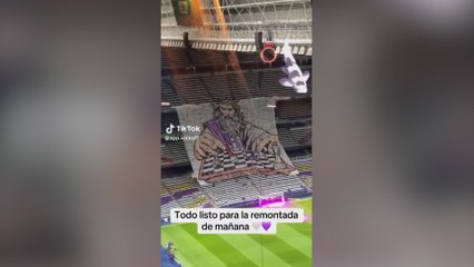 Desvelan el tifo del Bernabéu para esta noche: tiene un descuido bastante grave