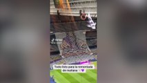 Desvelan el tifo del Bernabéu para esta noche: tiene un descuido bastante grave
