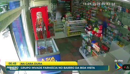 Grupo invade e rouba farmácia no bairro da Boa Vista, no Centro do Recife