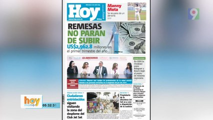 Titulares prensa dominicana miércoles 16 de abril  2025 | Hoy Mismo