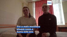 Sobreviventes e médicos relatam horror de ataque com mísseis russos em Sumy