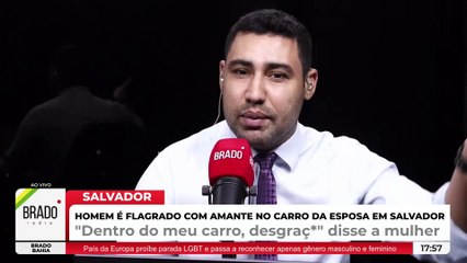 ESPOSA FLAGRA MARIDO COM AMANTE DENTRO DO PRÓPRIO CARRO