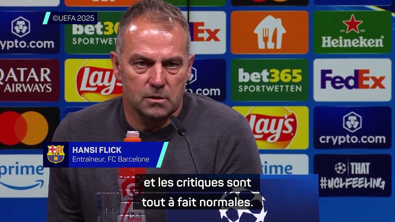 Flick : "Les critiques sont tout à fait normales"