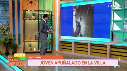 joven agredido en la villa