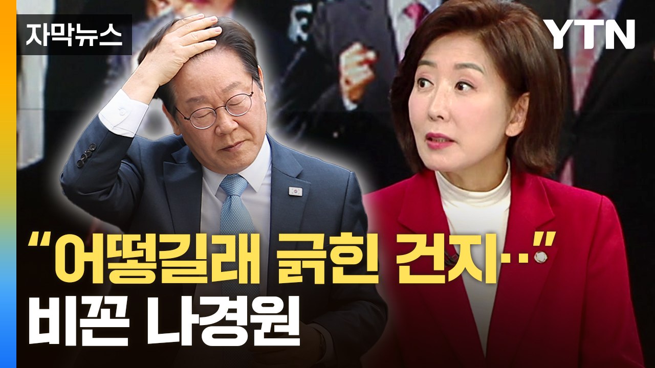 [자막뉴스] "일베 공식적 활용 정황" 민주당 반발하자...나경원 반응 / YTN