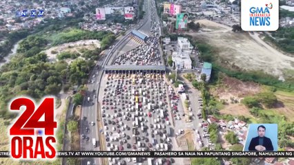 Heavy traffic, naranasan sa bahagi ng NLEX; nagpa-counterflow na sa ilang bahagi nito | 24 Oras
