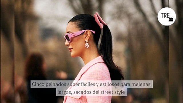 Cinco peinados súper fáciles y estilosos para melenas largas, sacados del street style