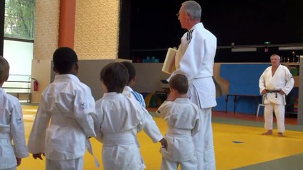 2010 10 13 Cours baby judo avec papy jean
