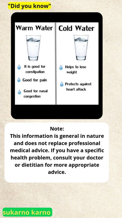 Warm water vs Cold water  #facts #quotes
